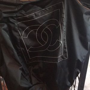 CHANEL TRAVEL TOTE ALL/ TENNIS OR WKEND BAG!